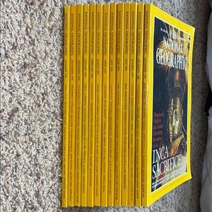 National Geographic magazines 1998-1999